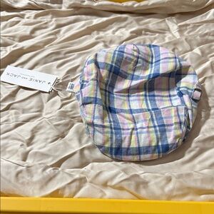 Jamie Kay Kids Checkered Hat - Pink, Blue, Yellow